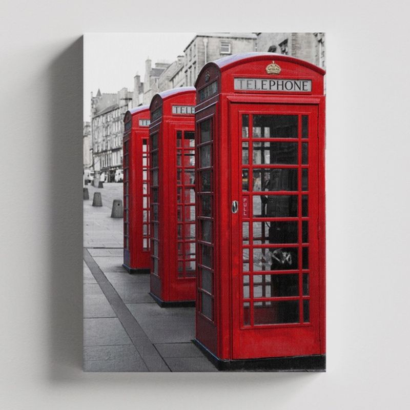 TAYRONA STORE - Cuadros Retablo Blanco Negro y Rojo 005 - 35x50cm
