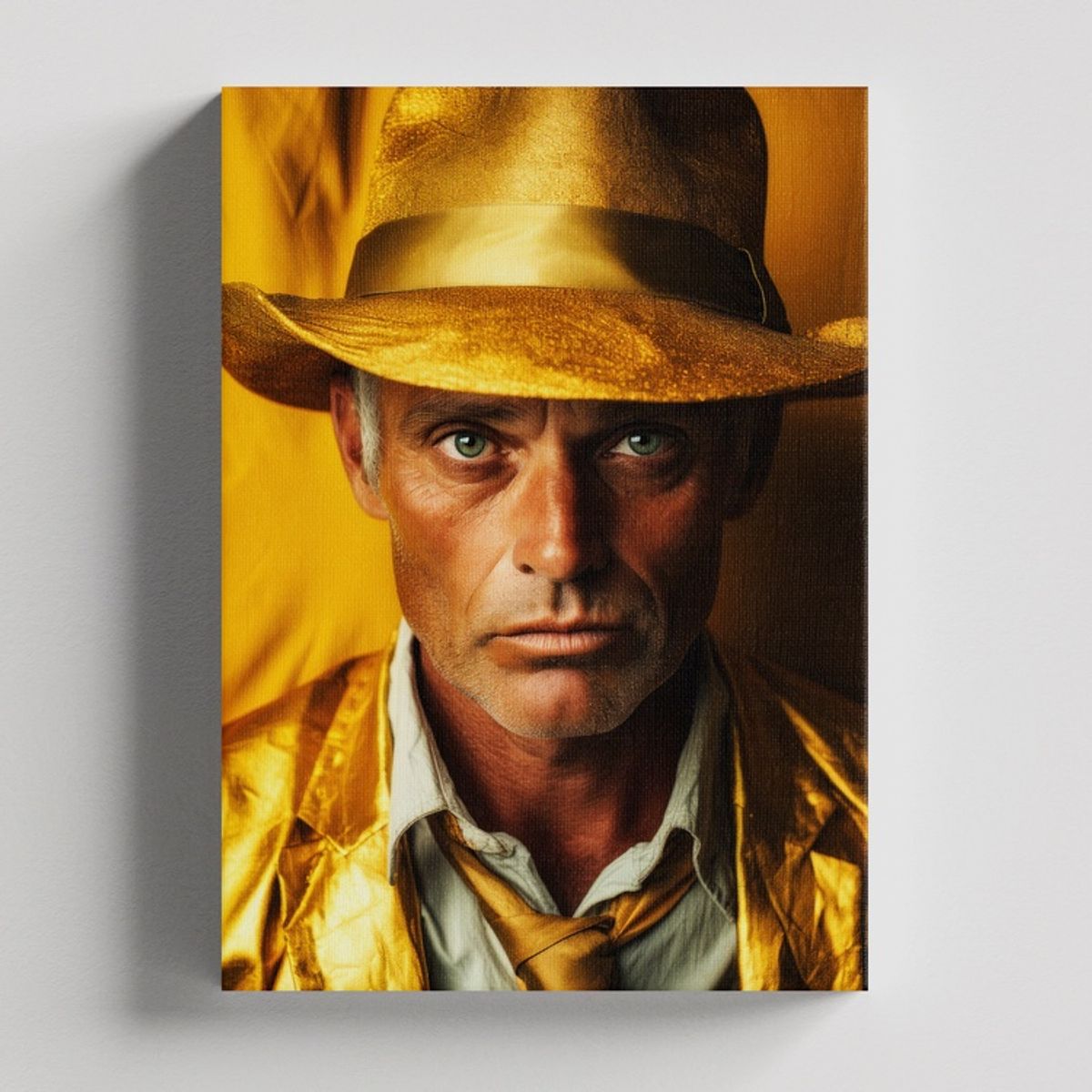 TAYRONA STORE - Cuadros Retablo Tonos Dorados Amarillos 039 - 35x50cm