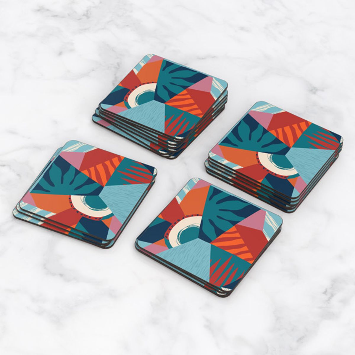 TAYRONA STORE - Portavasos Tayrona Store Set x 6 Abstracto 352