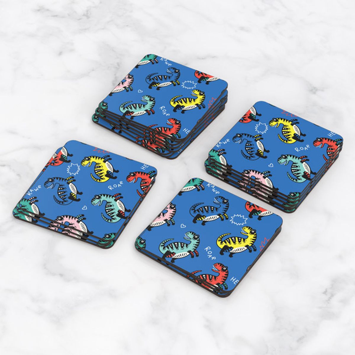 TAYRONA STORE - Portavasos Tayrona Store Set x 6 Dinosaurio 04