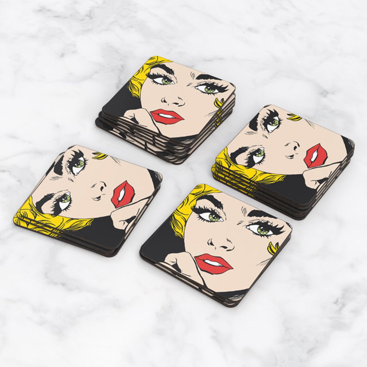 TAYRONA STORE - Portavasos Tayrona Store Set x 6 Comic 01