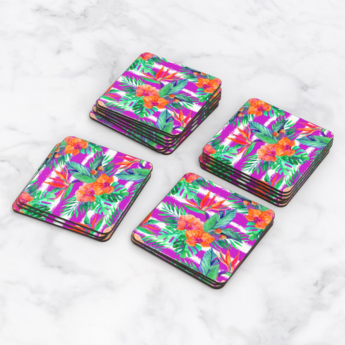 TAYRONA STORE - Portavasos Tayrona Store Set x 6 Flores 227