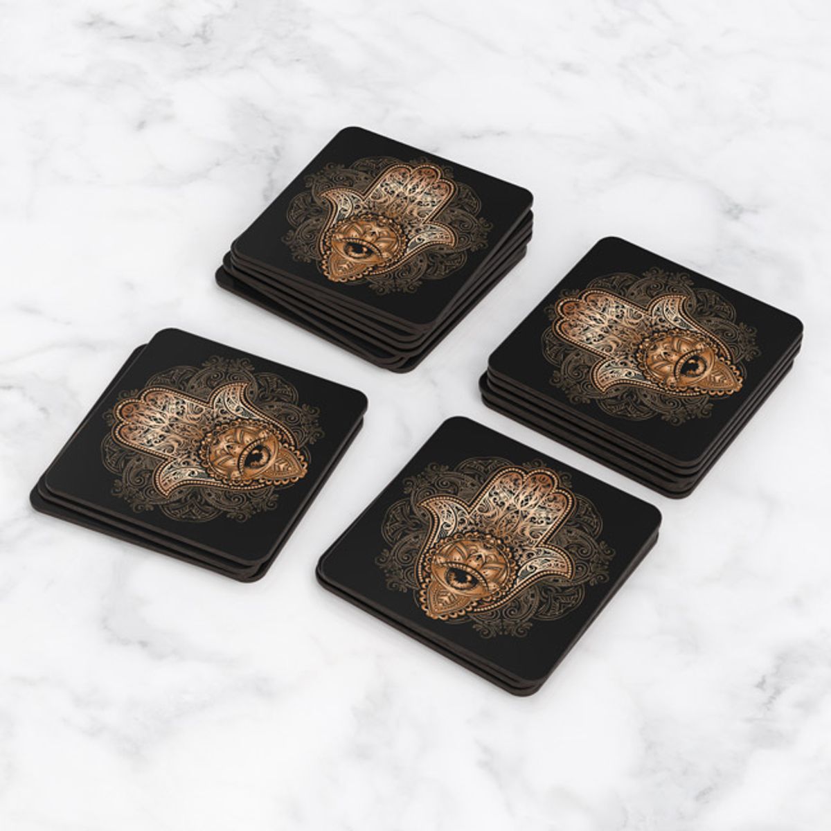 TAYRONA STORE - Portavasos Tayrona Store Set x 6 Mano De Fátima 08