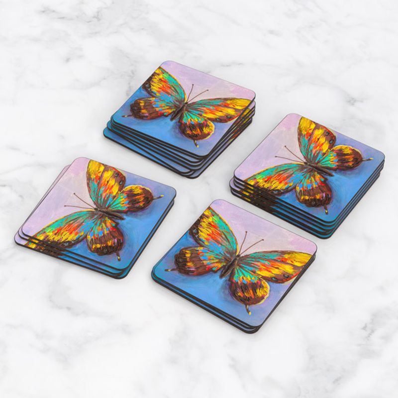 TAYRONA STORE - Portavasos Tayrona Store Set x 6 Mariposa 58
