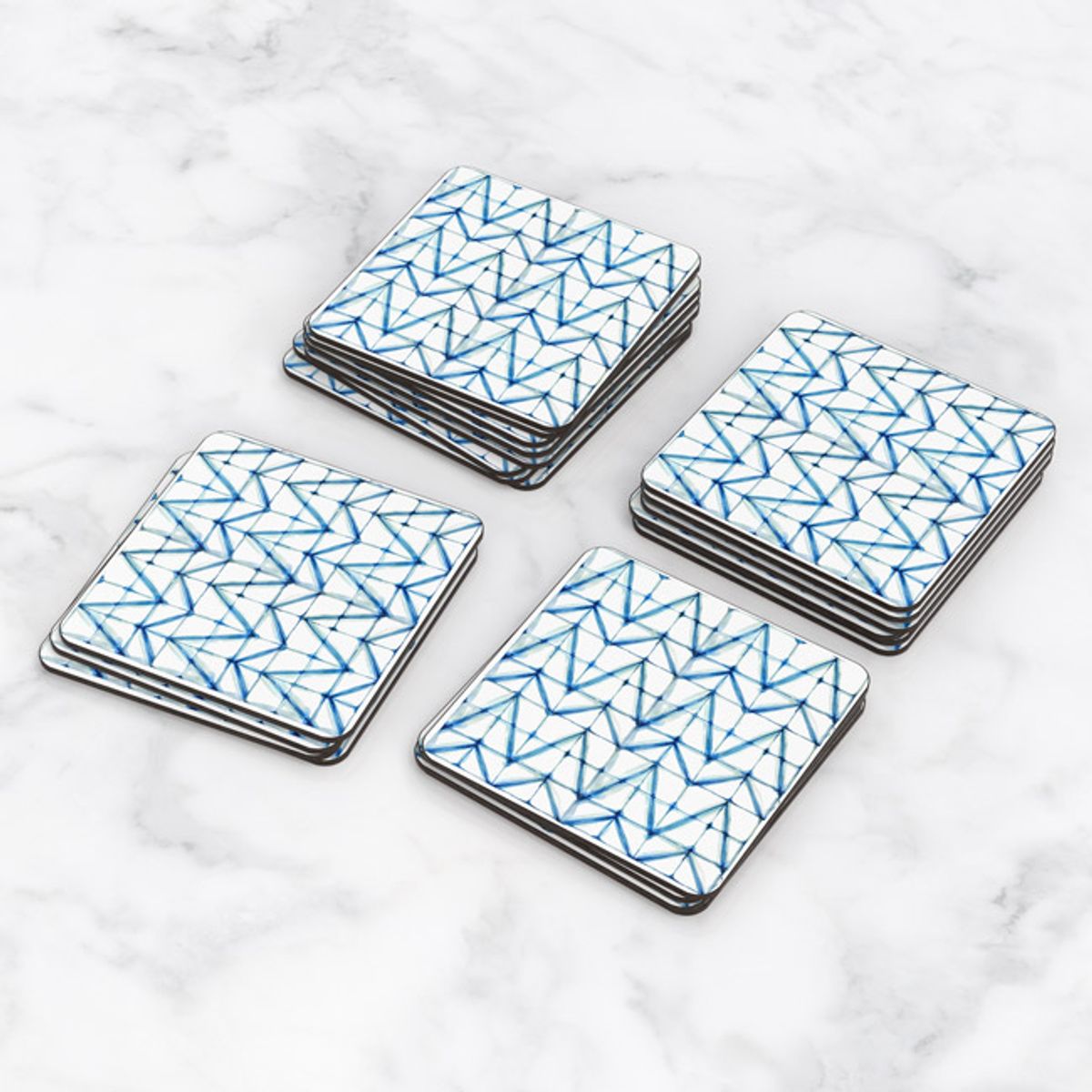 TAYRONA STORE - Portavasos Tayrona Store Set x 6 Patrón Azul 17