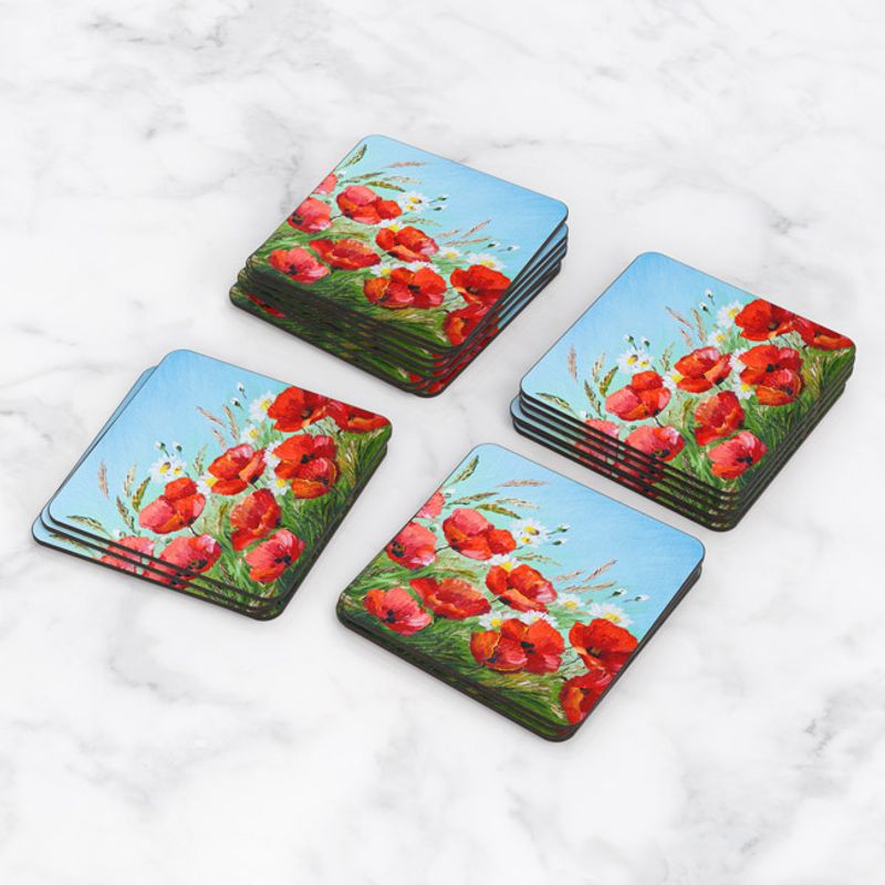 TAYRONA STORE - Portavasos Tayrona Store Set x 6 Pintura Flores 41