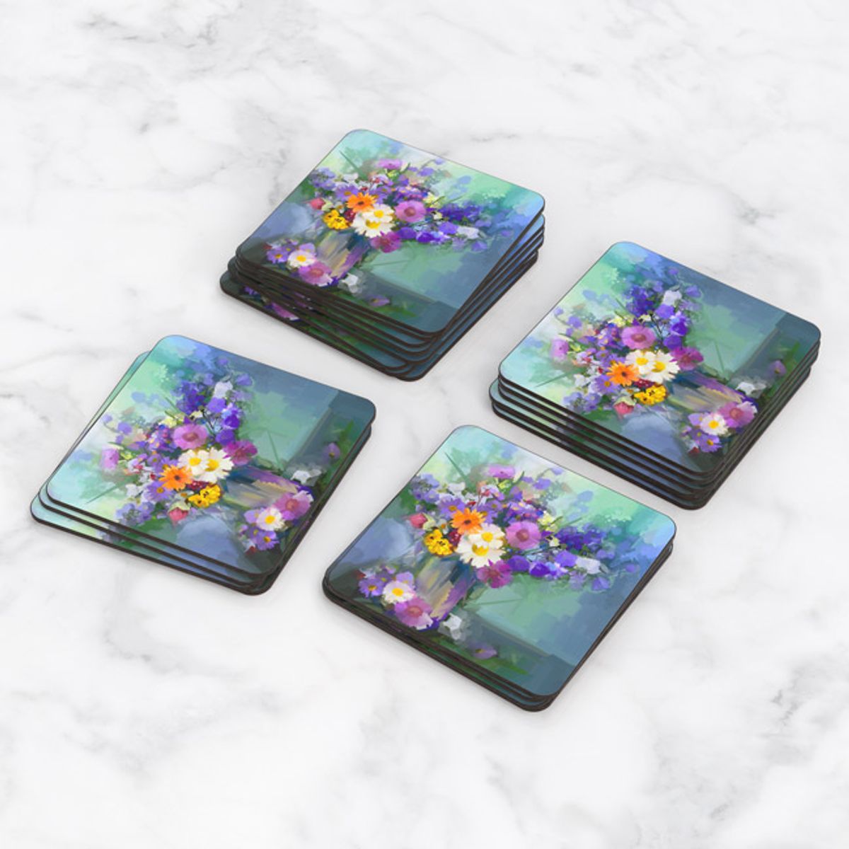 TAYRONA STORE - Portavasos Tayrona Store Set x 6 Pintura Flores 63