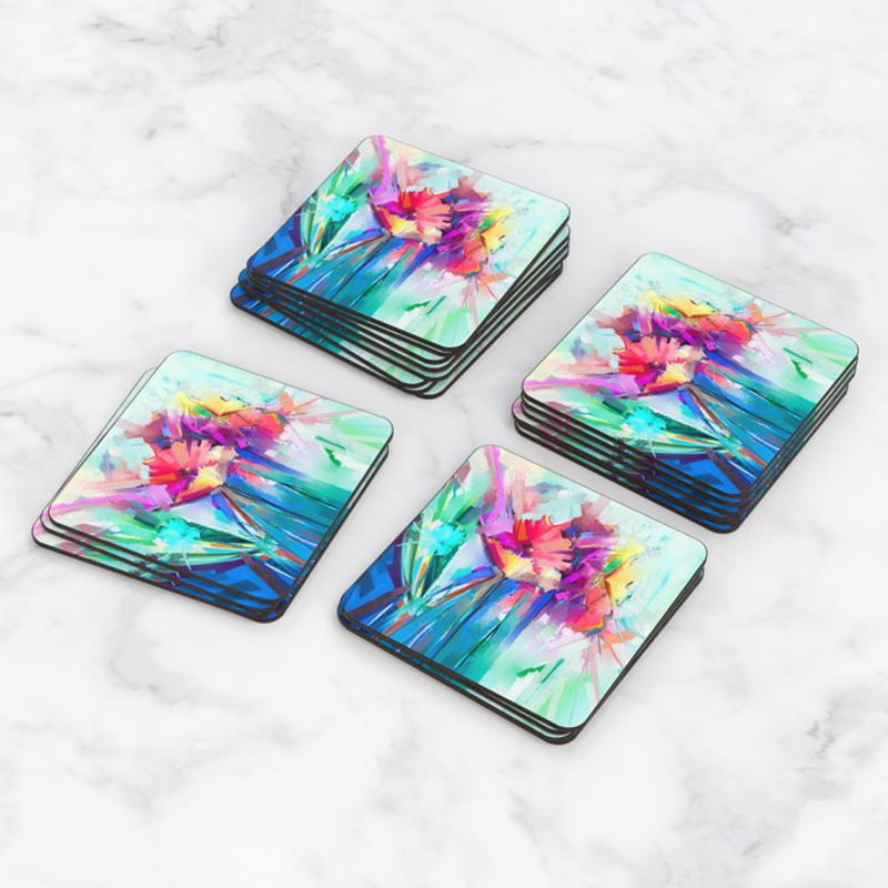 TAYRONA STORE - Portavasos Tayrona Store Set x 6 Pintura Flores 78