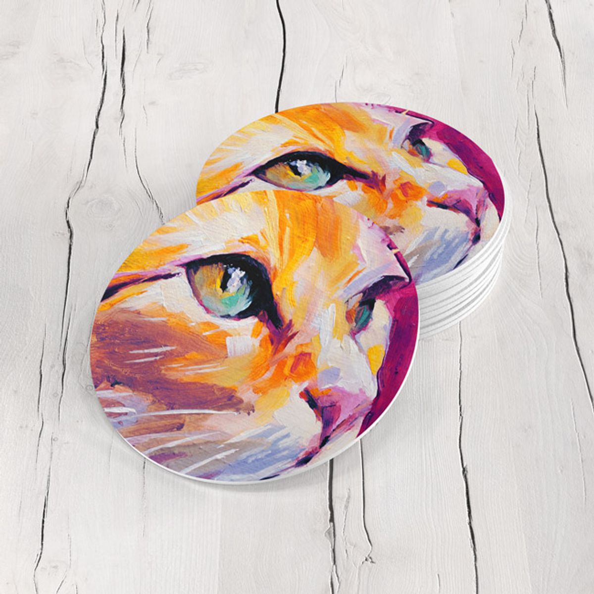 TAYRONA STORE - Portavasos Tayrona Store Set x 6 Gatos 156