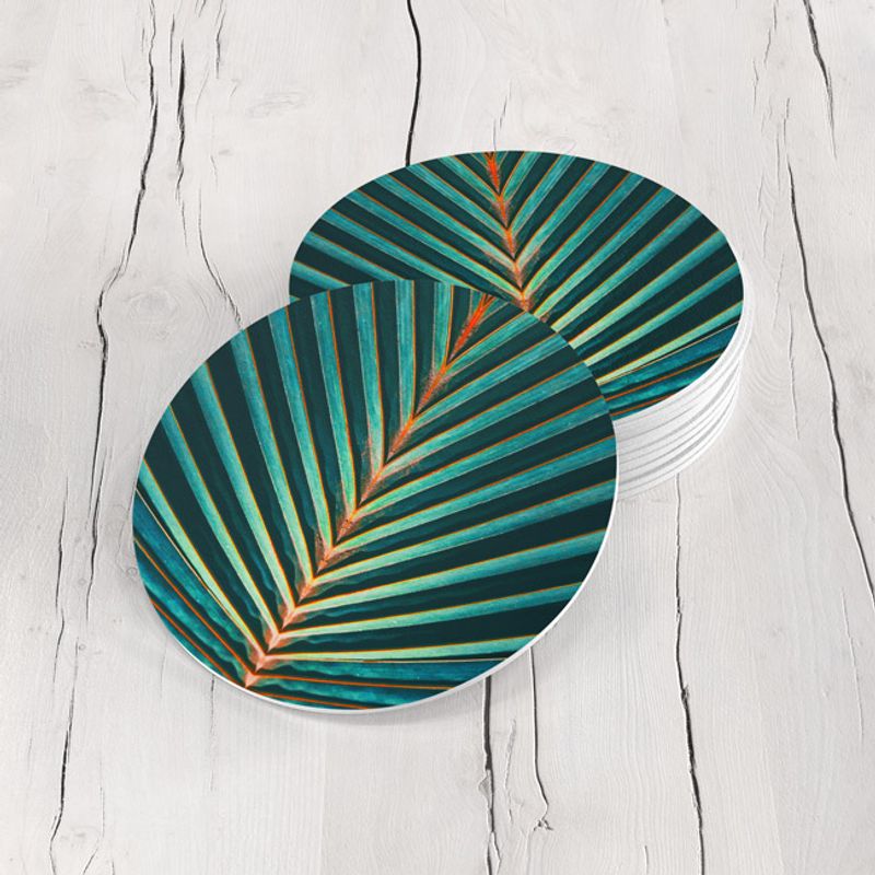 TAYRONA STORE - Portavasos Tayrona Store Set x 6 Hoja Tropical 35