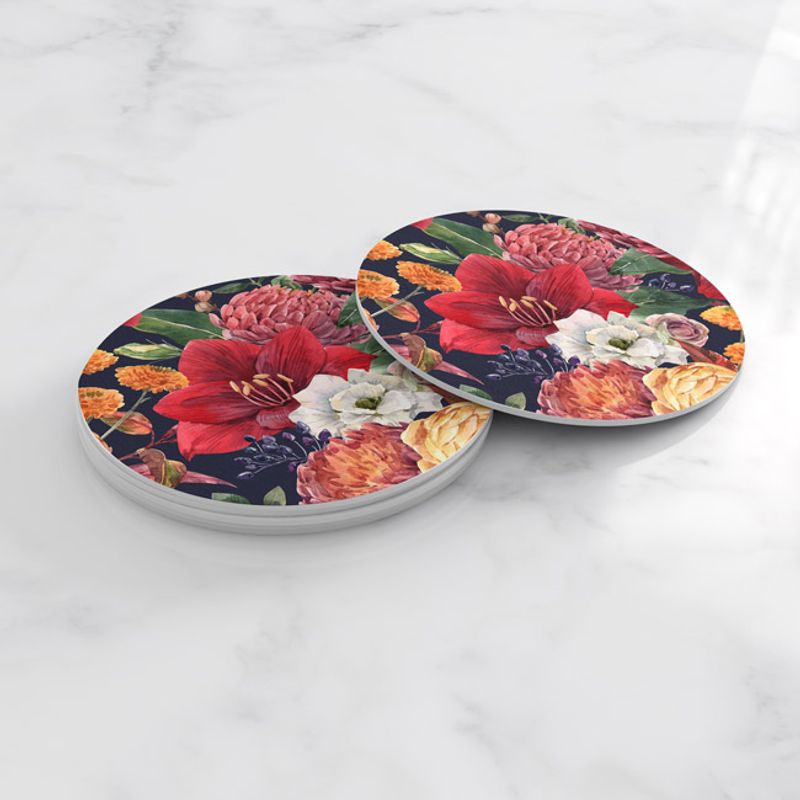 TAYRONA STORE - Portavasos Tayrona Store Set x 6 Pintura Flores 89