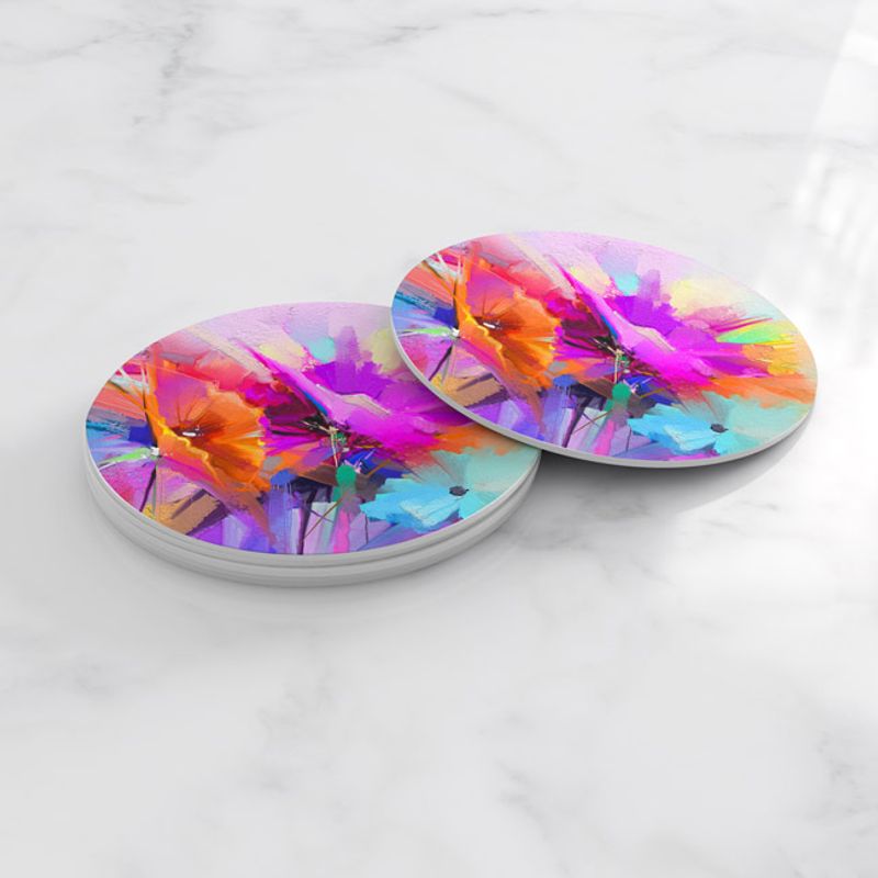 TAYRONA STORE - Portavasos Tayrona Store Set x 6 Pintura Flores 94