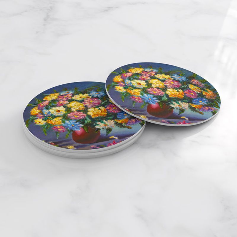 TAYRONA STORE - Portavasos Tayrona Store Set x 6 Pintura Flores 87