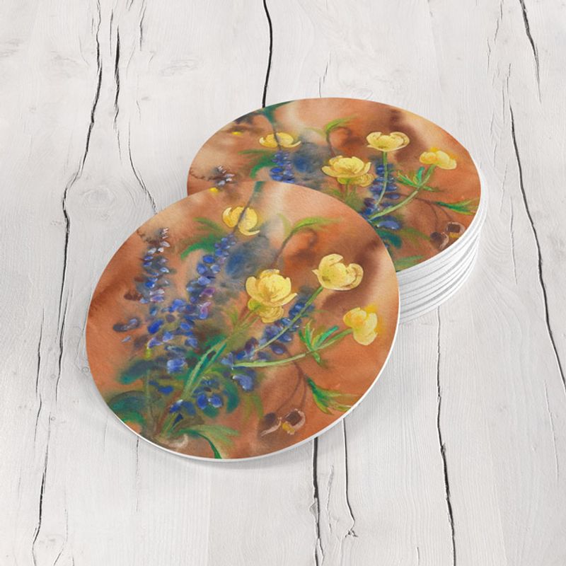TAYRONA STORE - Portavasos Tayrona Store Set x 6 Pintura Flores 129