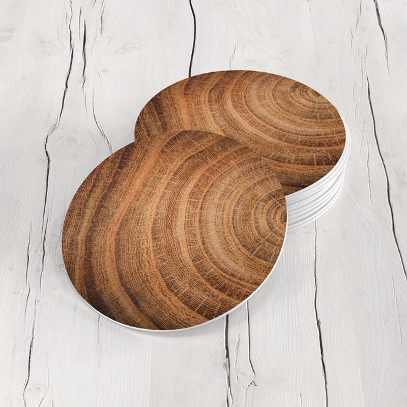 TAYRONA STORE - Portavasos Tayrona Store Set x 6 Textura Madera 23