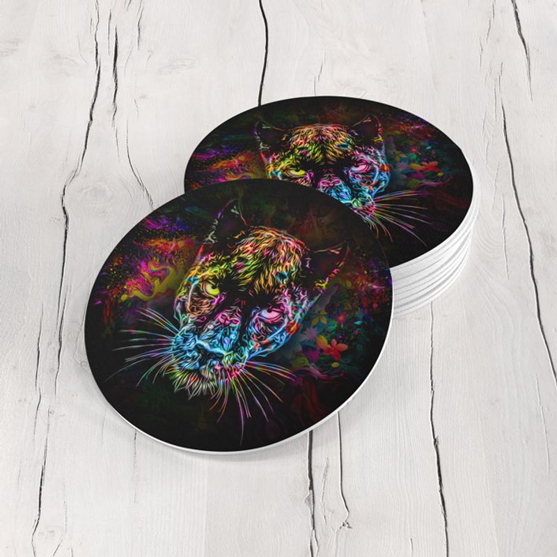 TAYRONA STORE - Portavasos Tayrona Store Set x 6 Tigre Colores 09