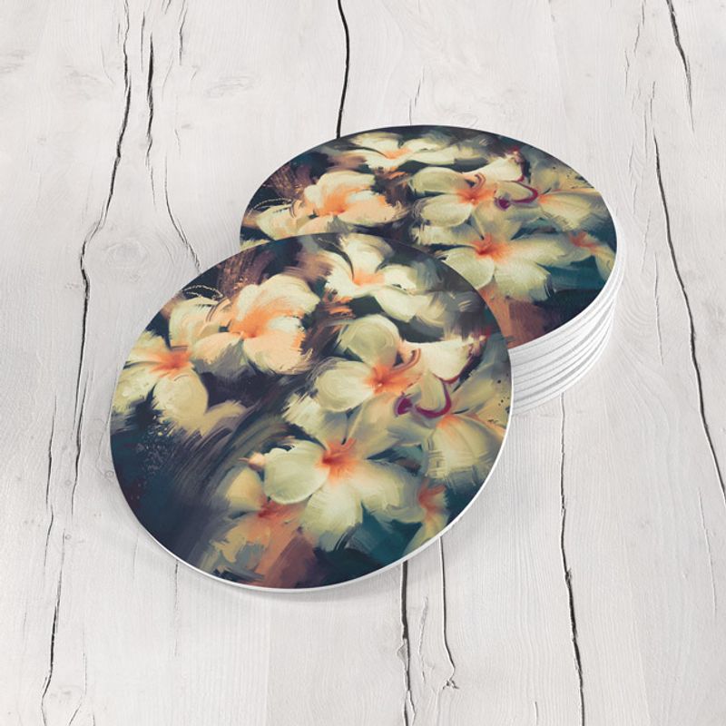 TAYRONA STORE - Portavasos Tayrona Store Set x 6 Pintura Flores 42
