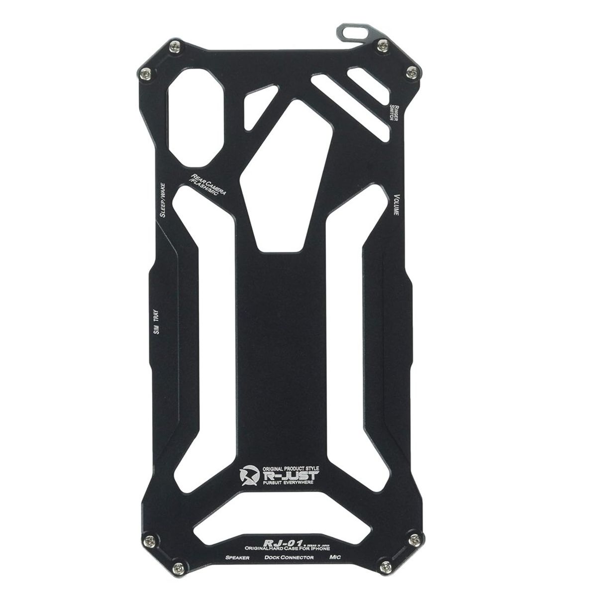 GENERICO - Estuche Metálico Antigolpes R-just Para iPhone X