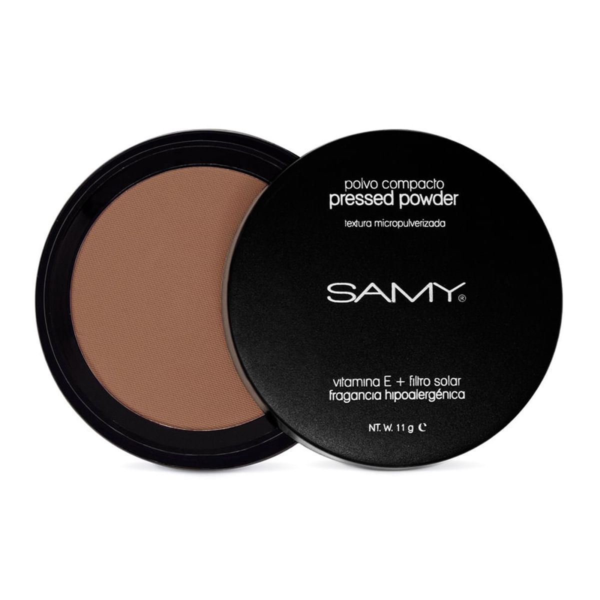 SAMY - Polvo Compacto Samy Sin Espejo Tostado 7 X 11g