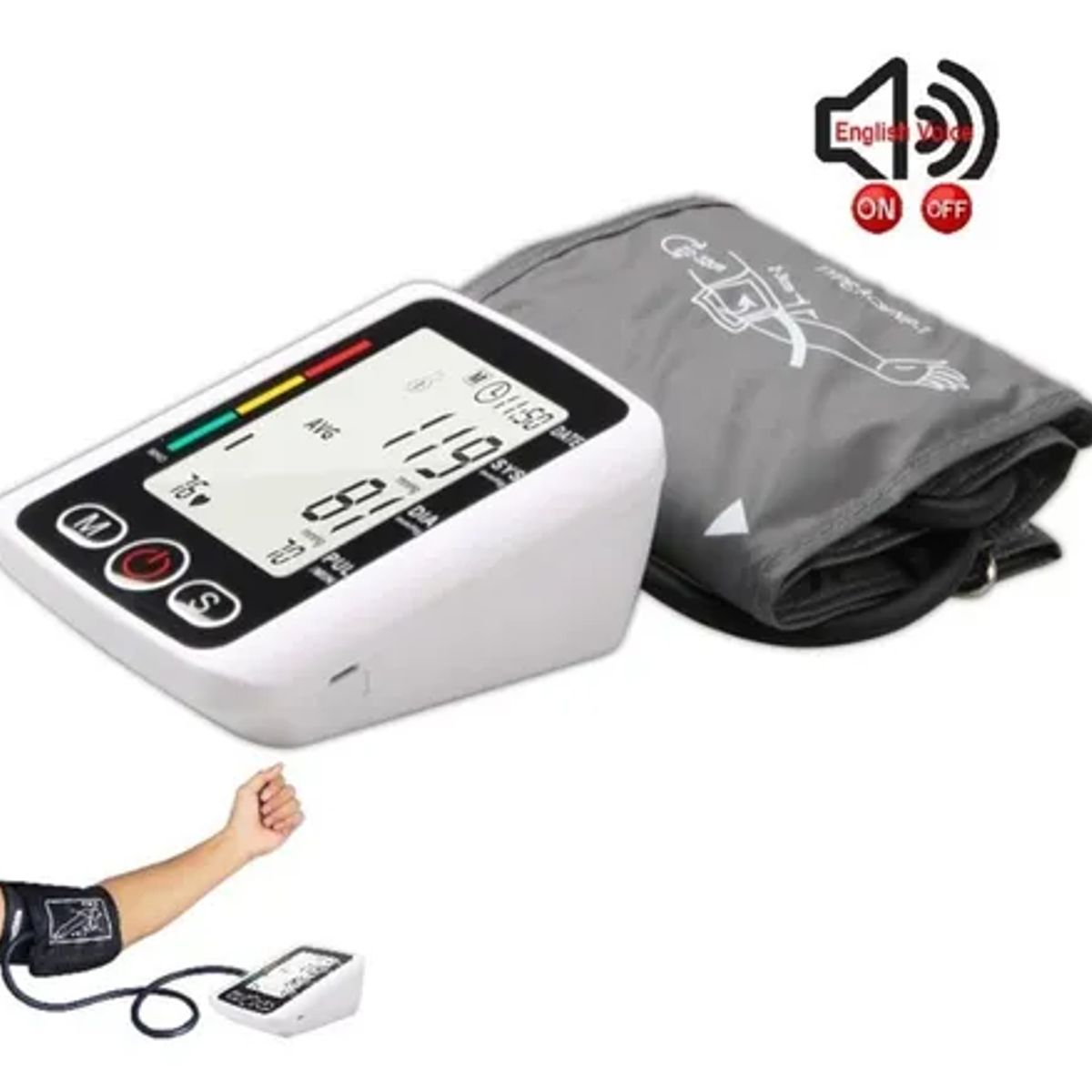 HOME - Monitor De Presión Arterial Cardiaco Blood Pressure X-180