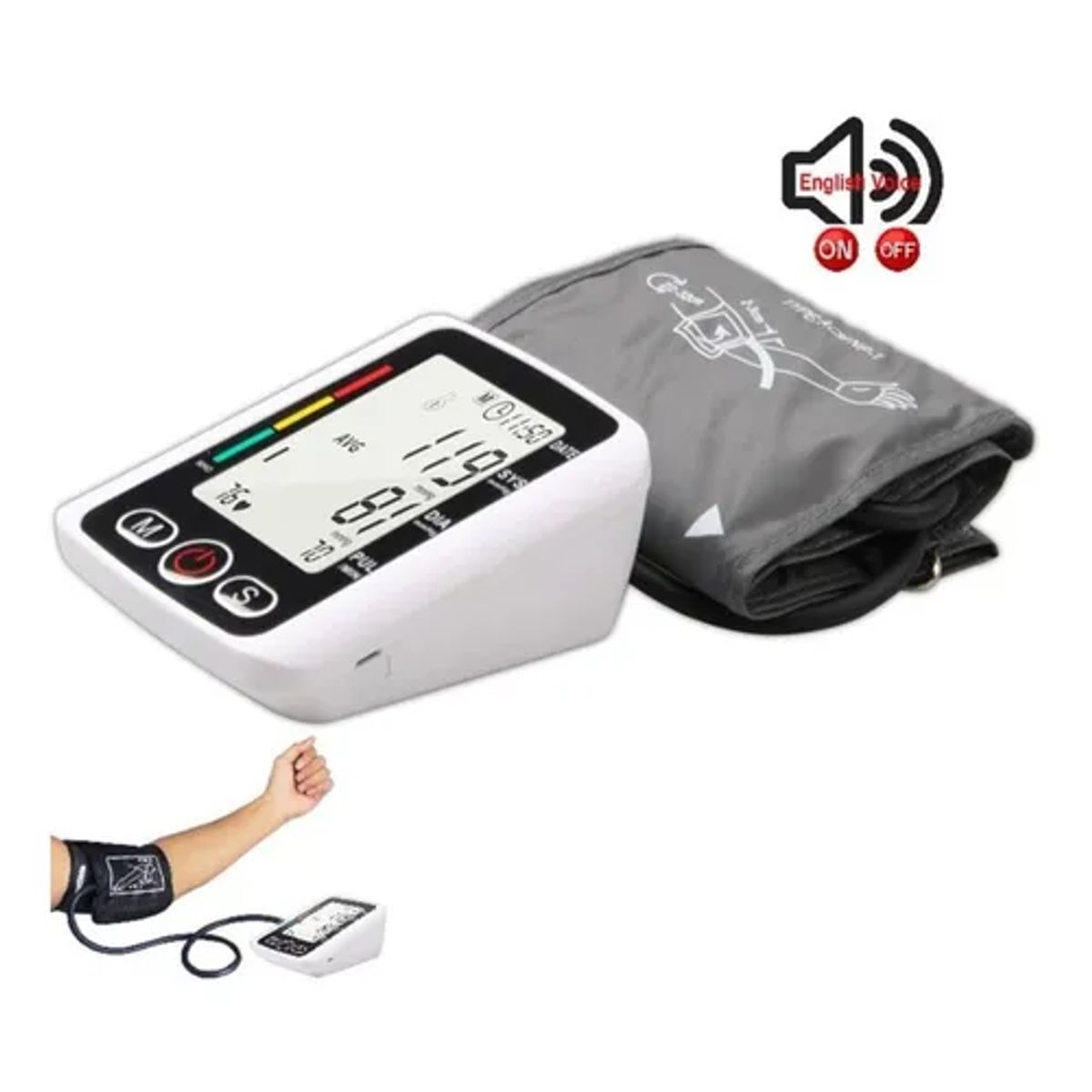 HOME - Monitor De Presión Arterial Cardiaco Blood Pressure X-180