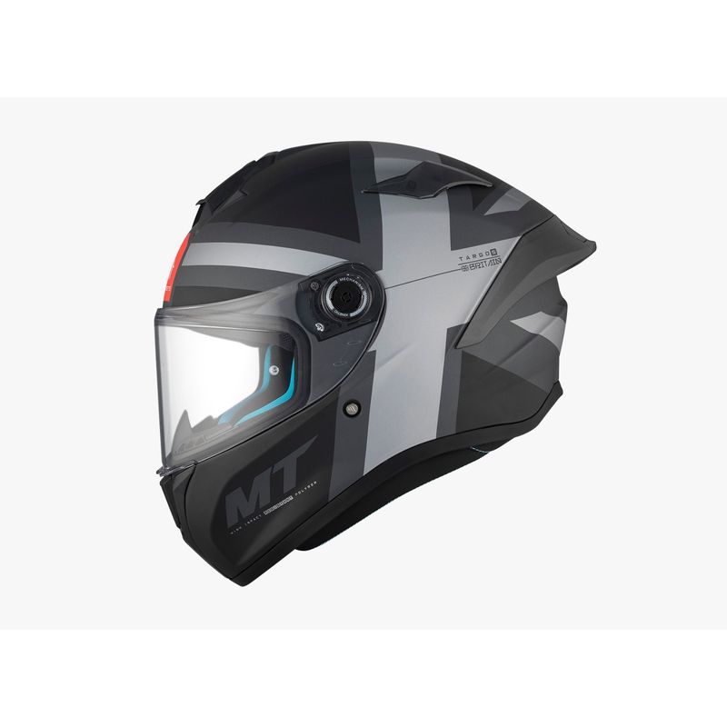 MT HELMETS - CASCO MT TARGO S CERTIFICADO ECE2206 BRITAIN GRIS MATE TLL S
