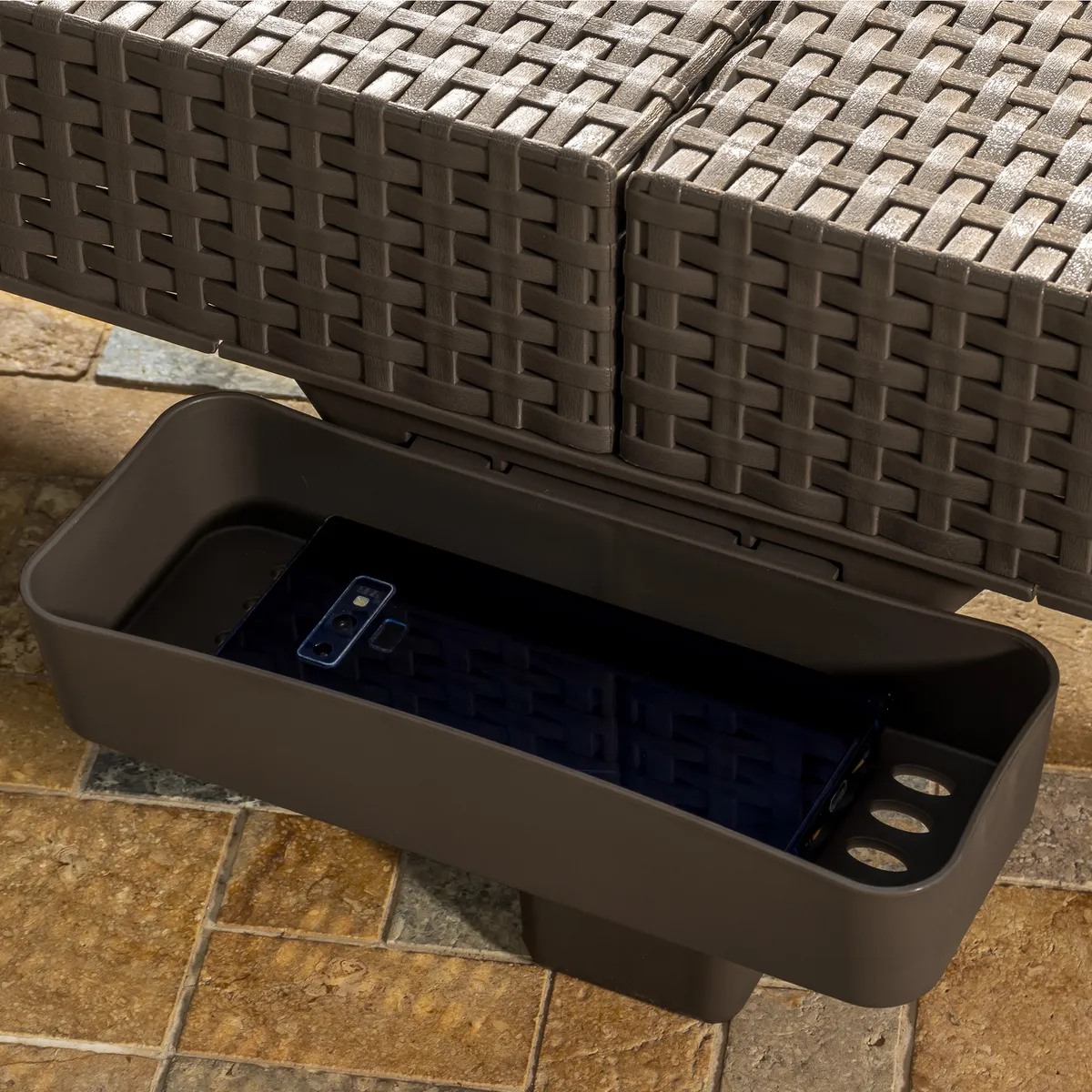PLASTICOS MQ - Silla Cama Asoleadora Para Exterior Tipo Ratan Marca Mq