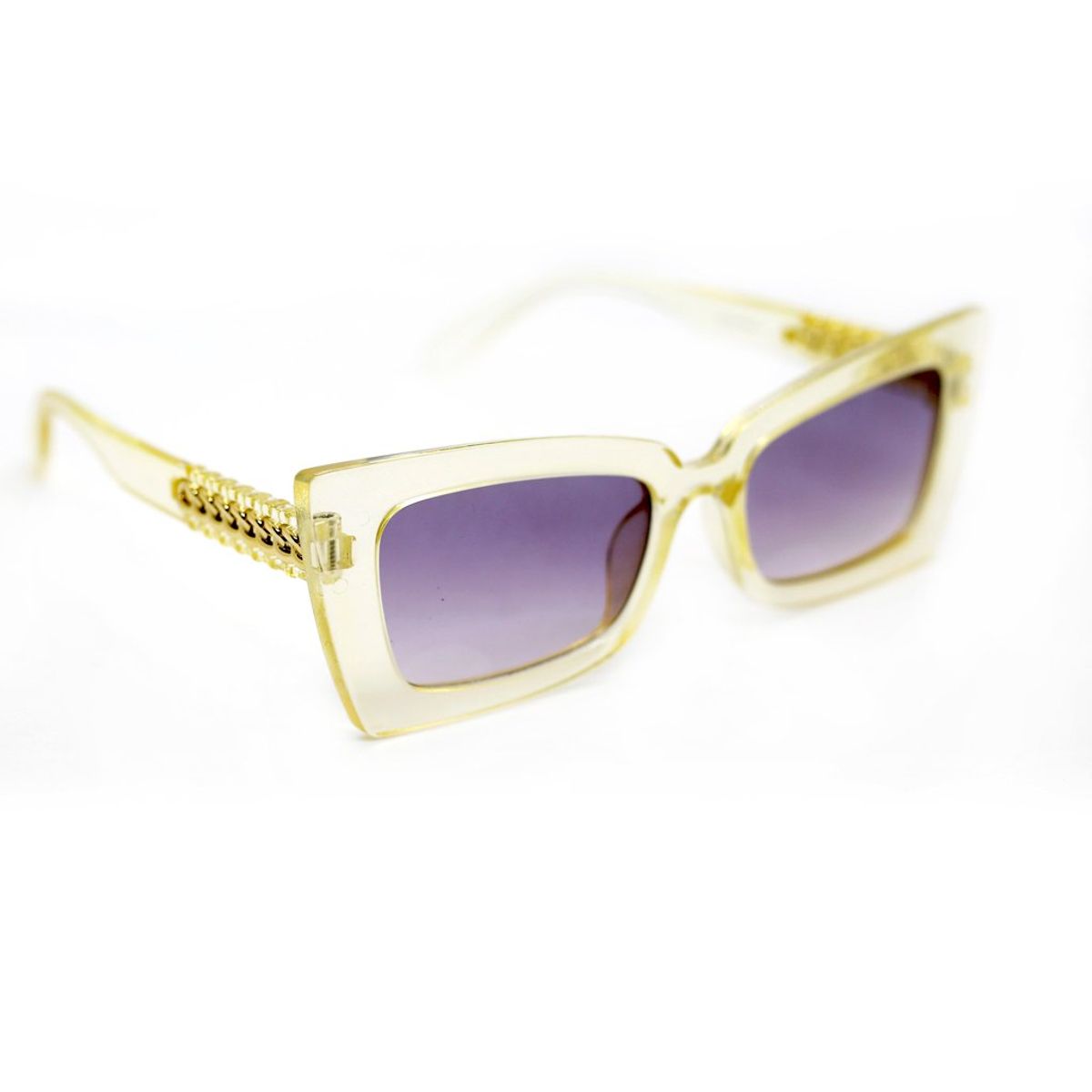 AT NIGHT SUNGLASSES - Gafas de sol At night Cat eye Transparency