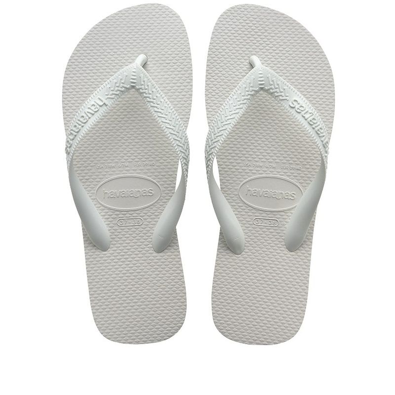 CLEMENTONI - Chanclas Sandalias Havaianas Unisex Top Blancas_.