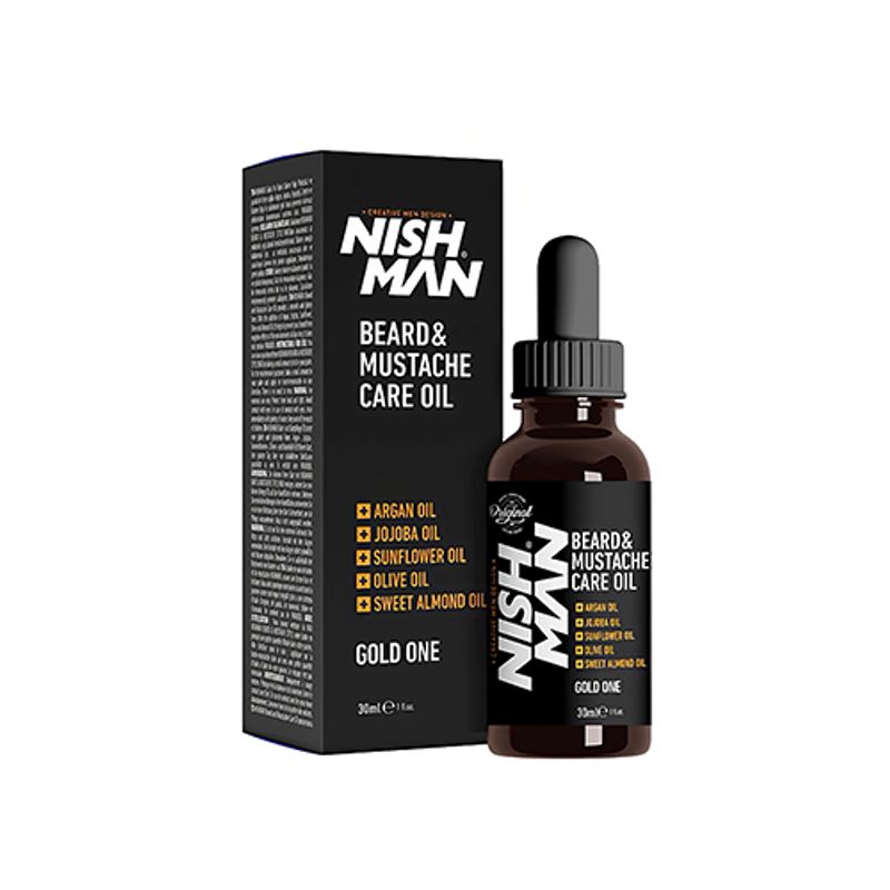 GENERICO - ACEITE PARA BARBA Y MOSTACHE 30ML NISHMAN