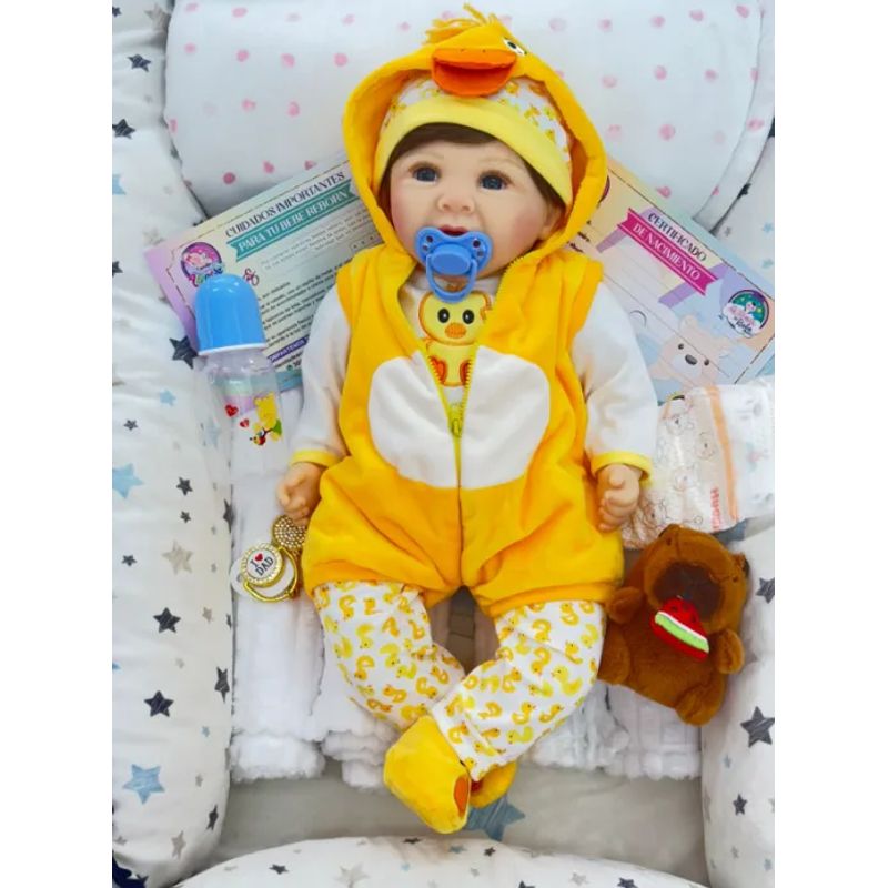 GENERICO - ❤ Bebe Reborn ❤ Emiliano ❤ Ropa De Pollito ❤