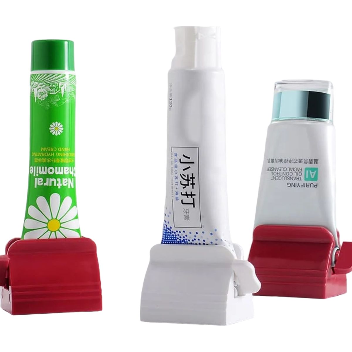 GENERICO - Exprimidor Dispensador Manual Crema Dental Prensa Giratoria