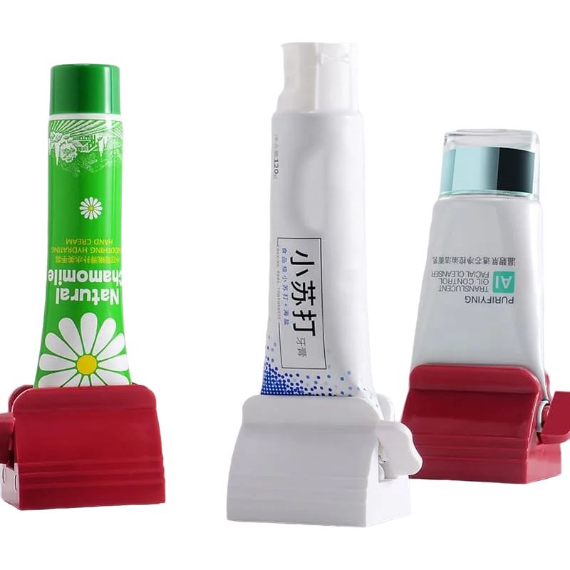 GENERICO - Exprimidor Dispensador Manual Crema Dental Prensa Giratoria