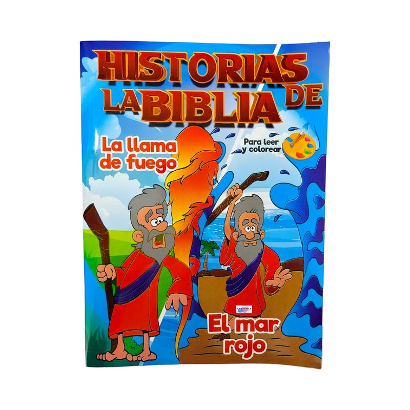 GENERICO - Cartilla Historias de la Biblia para Leer y Colorear - El Mar Rojo