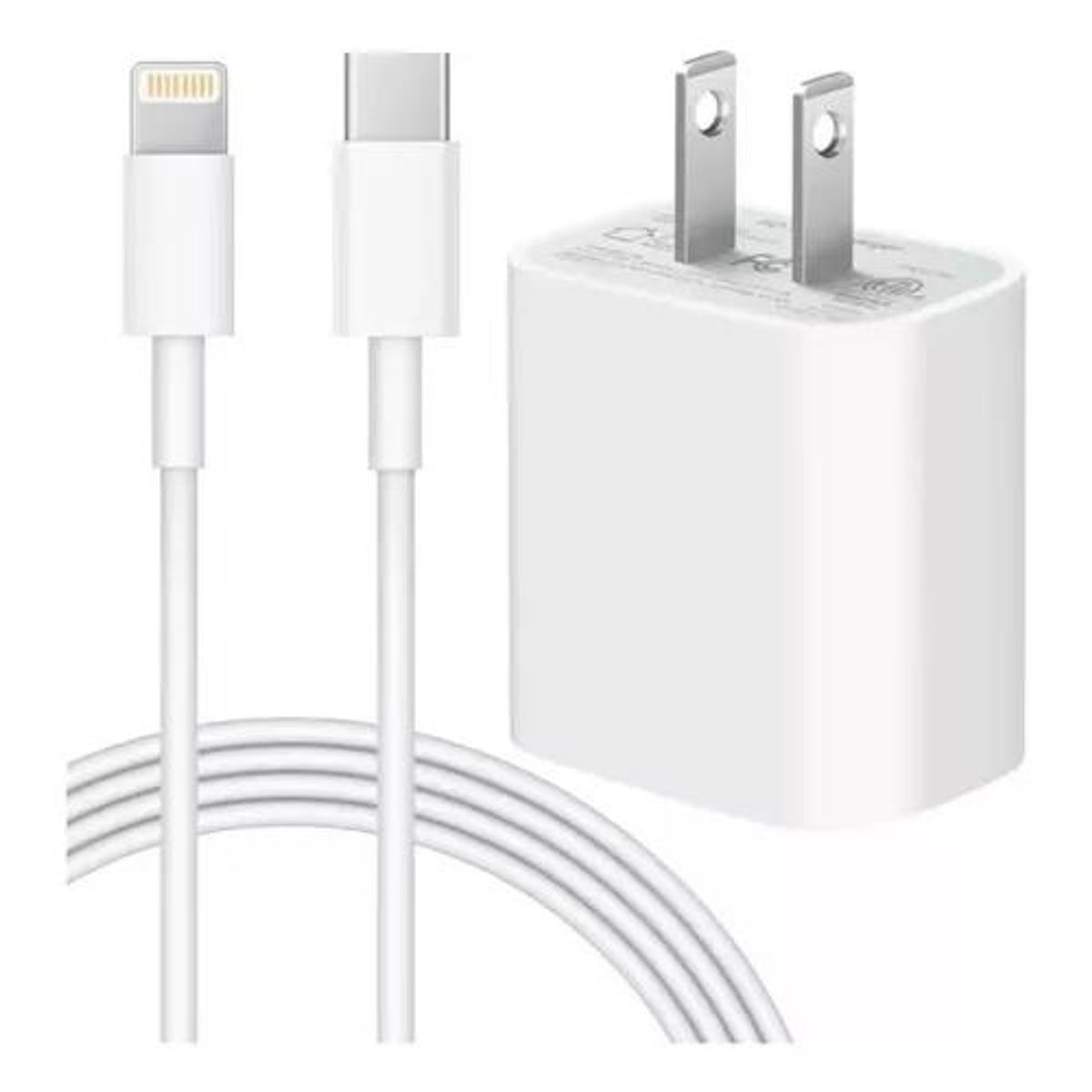 GENERICO - Cargador Completo 20W para iPhone 8 X 11 12 13 14