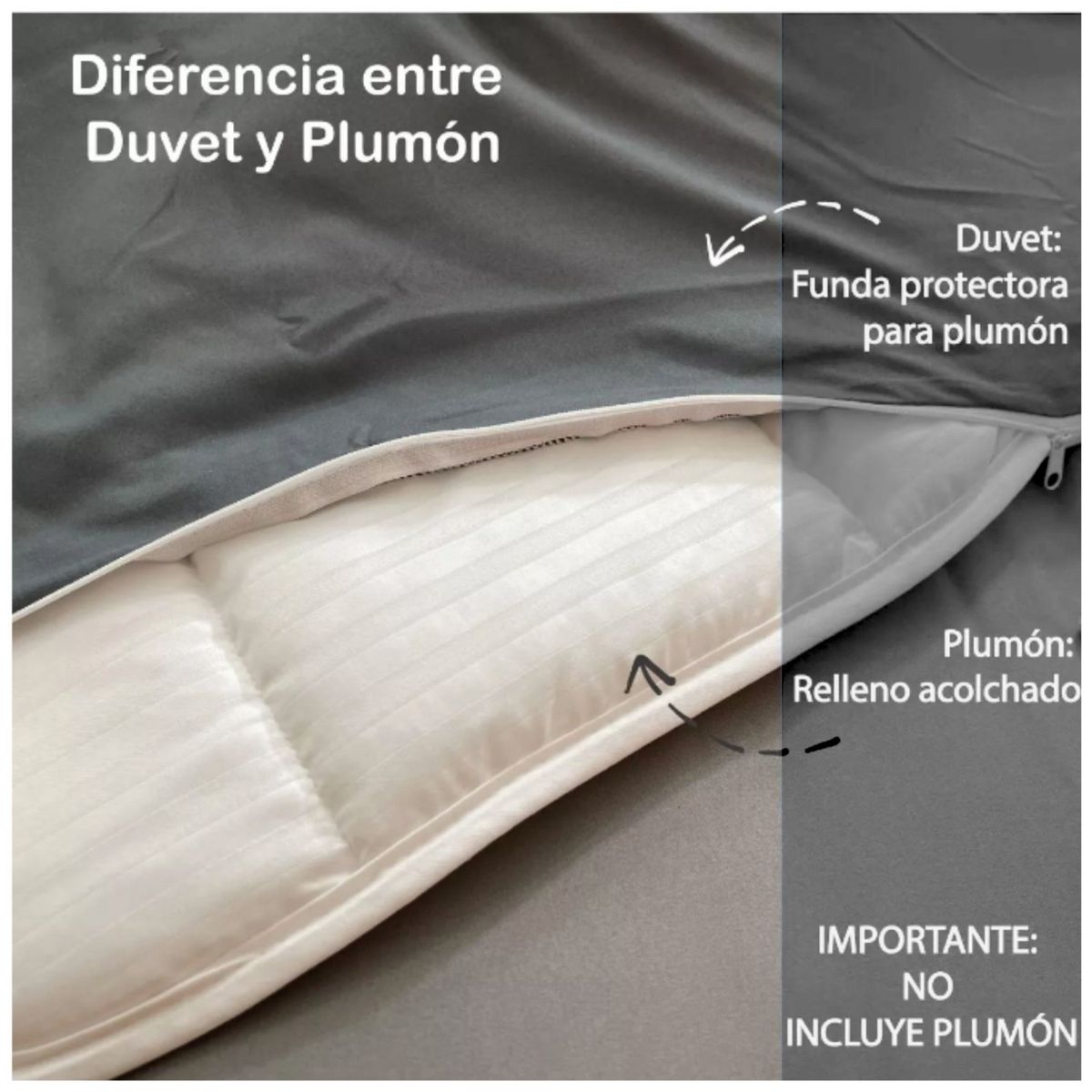 KARYTEX - Funda Duvet Sateen Rayas Cama Sencilla Color Negro 125 Gramos Mindy.