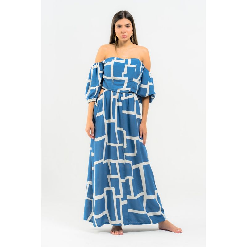 FREYDA - Conjunto Falda Y Blusa Corta Freyda