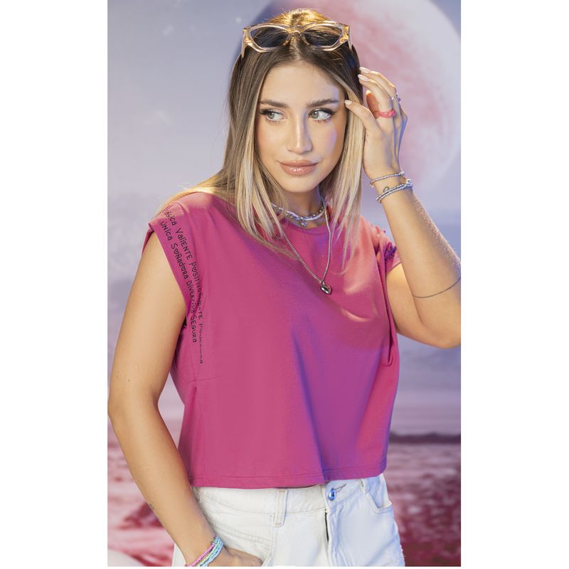 ATYPICAL - Camiseta Juvenil Fucsia Atypical 4525