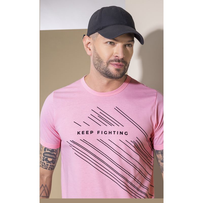 MARKETING PERSONAL - Camiseta Hombre Rosado Mp 2114