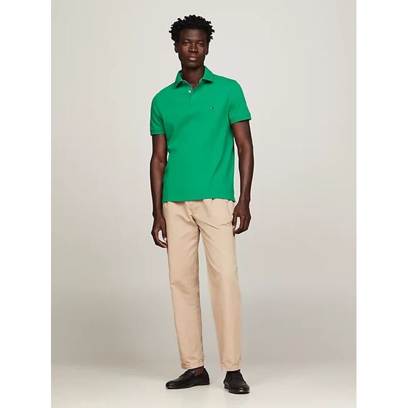 TOMMY HILFIGER - Polo Verde 1985 De Corte Regular Para Hombre Tommy Hilfiger