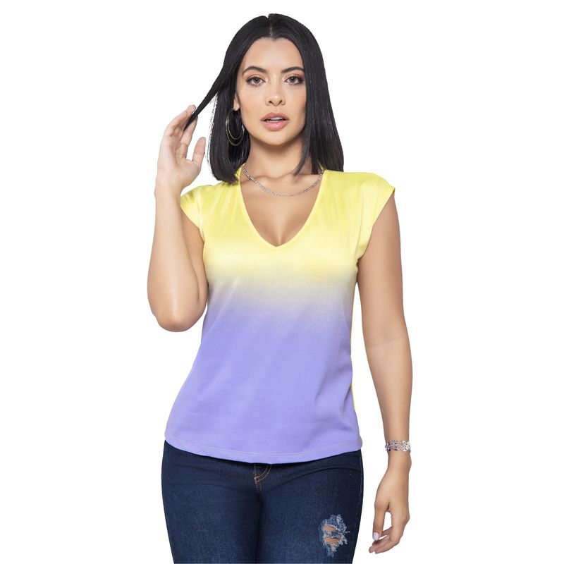 MARKETING PERSONAL - Camiseta Mujer Estampado Mp 16912