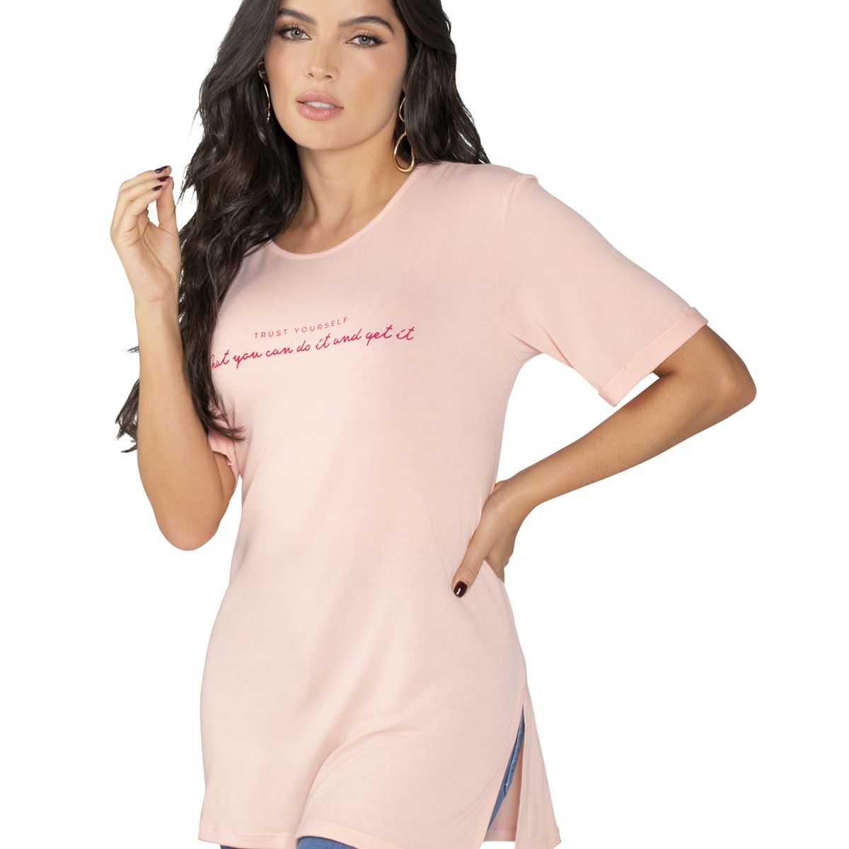 MARKETING PERSONAL - Blusón Mujer Palo De Rosa Mp 5130