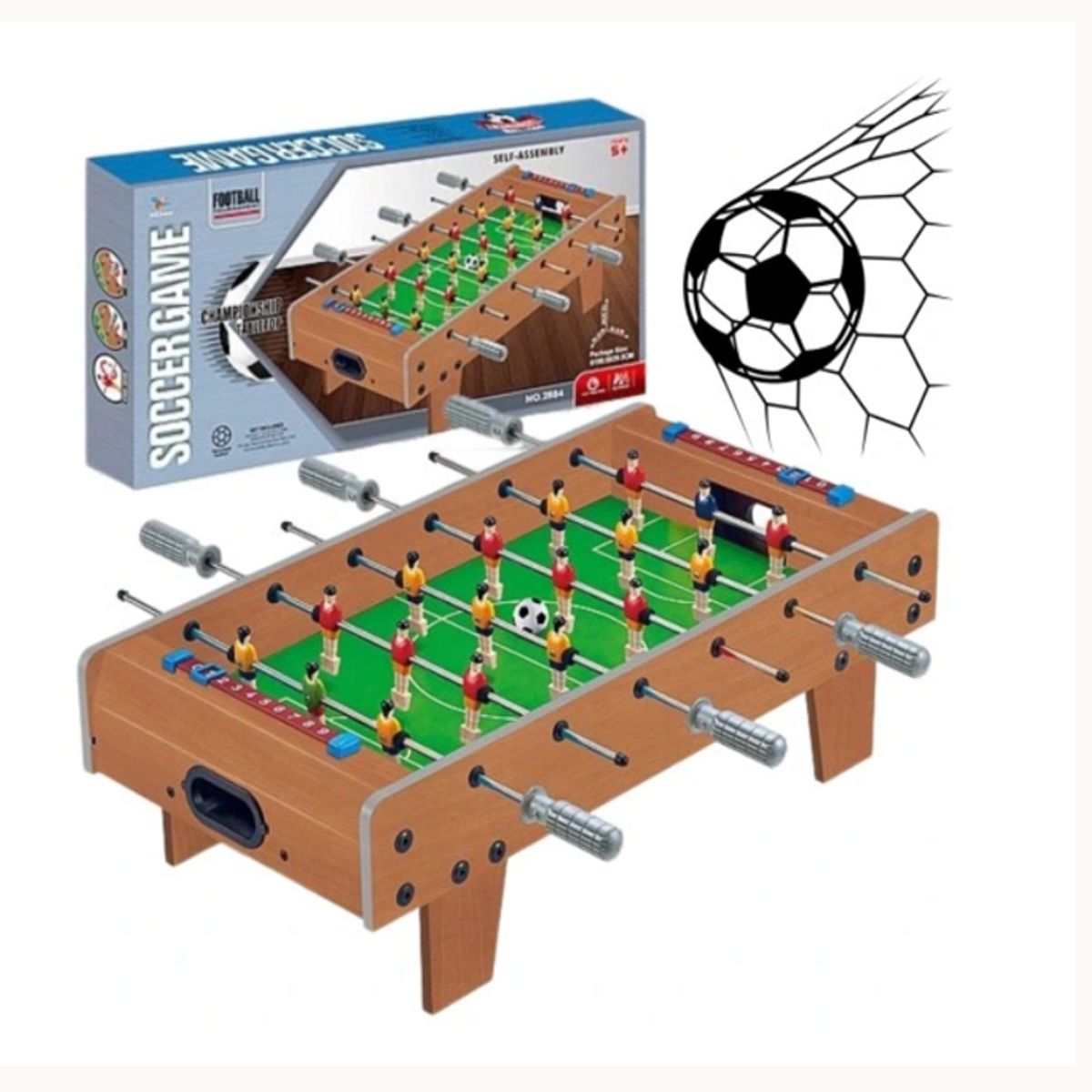 DISTRIBUCIONES GUZ SAS - Futbolin Plegable En Madera Premium 60 Cm