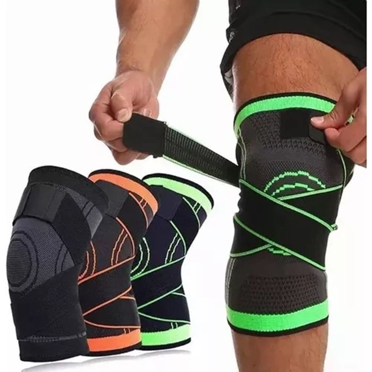 HOME - Kitx2 Rodillera Ortopédica Deportiva Ajustable Y Compresion