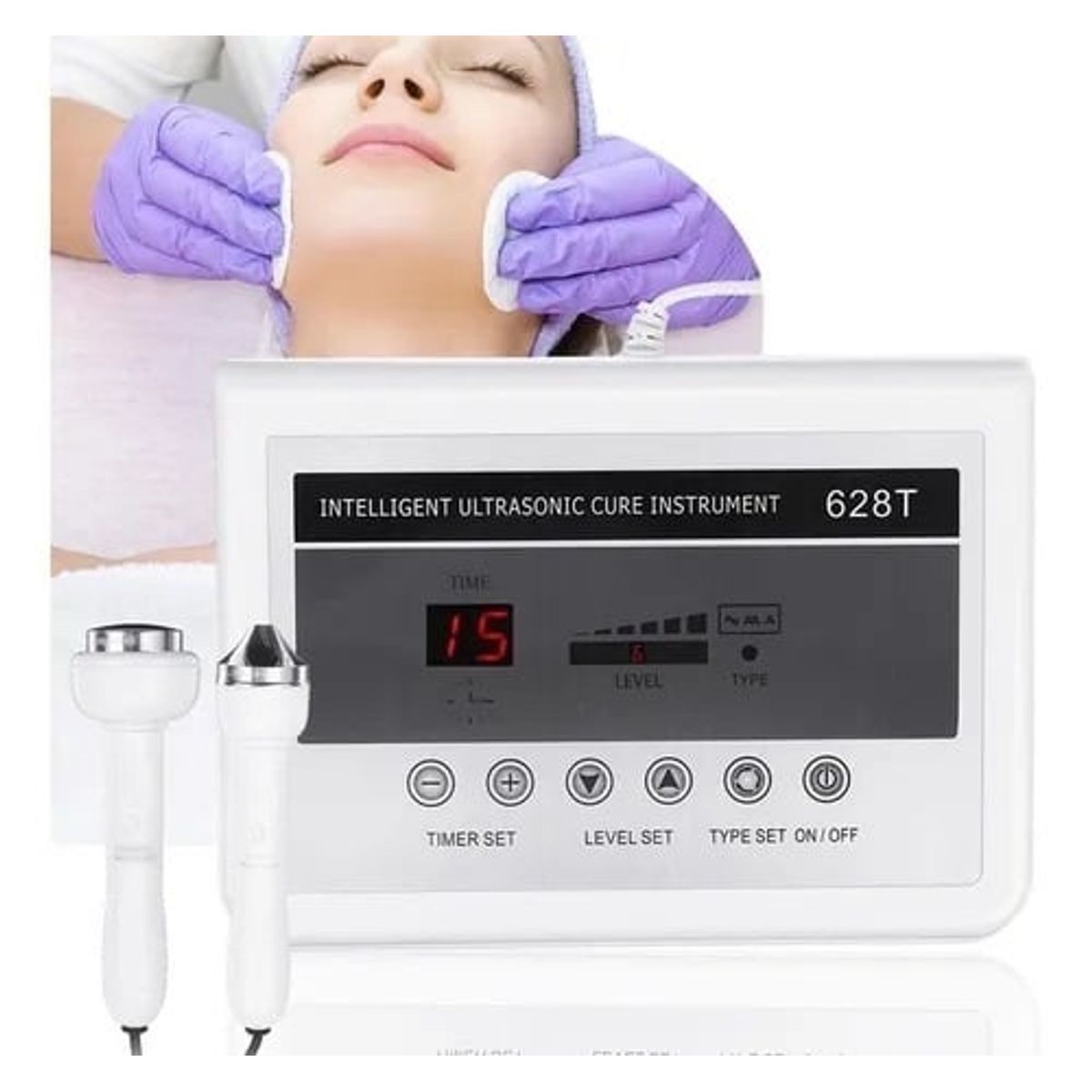 HOME - Maquina Ultrasonido + Cauterizador Corporal Facial Anti Edad