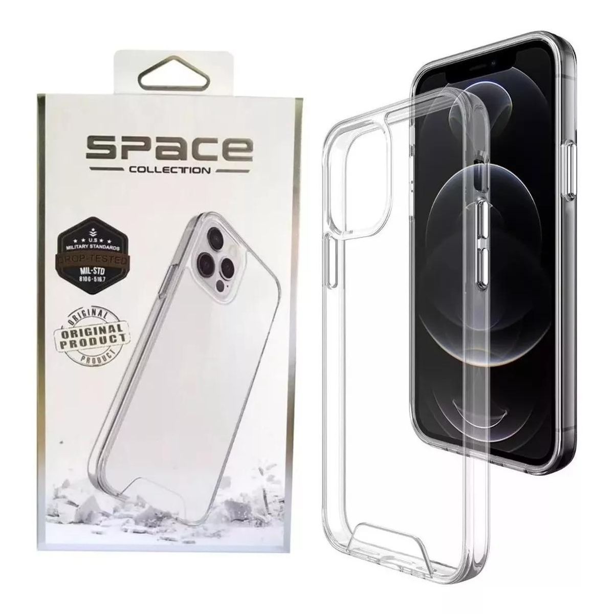 GENERICO - Protector Transparente Antigolpes Space iPhone 13 Pro Max