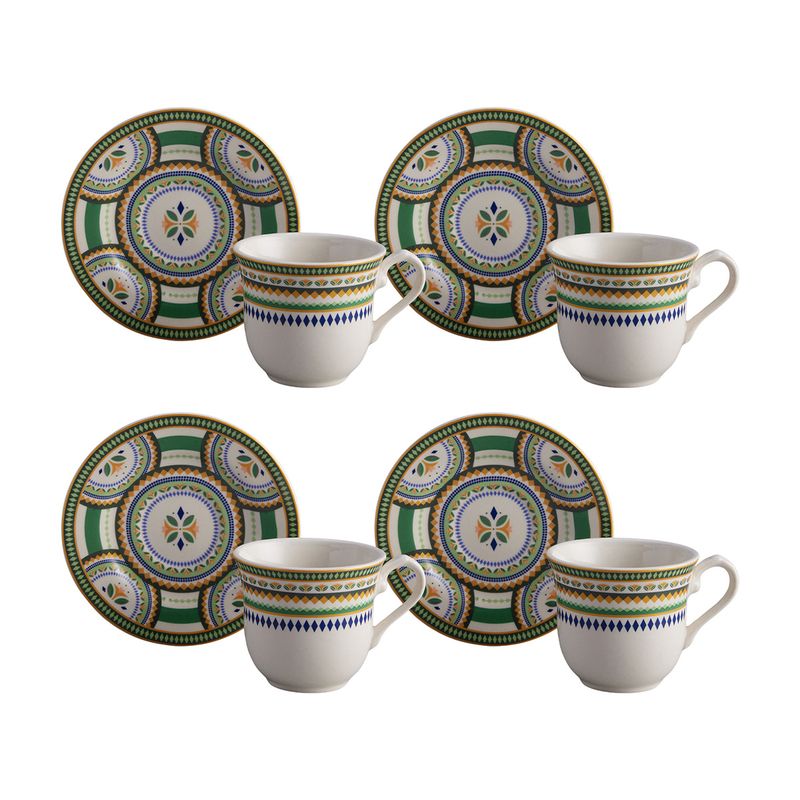 CORONA - Set De Té Isidora 4 Puestos 8 Piezas