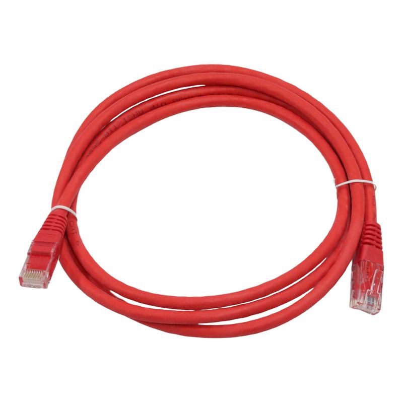 VCP - Patch Cord De Cobre Utp Vcp Cat 6 Pcv6-03r Rojo X 3ft 1m