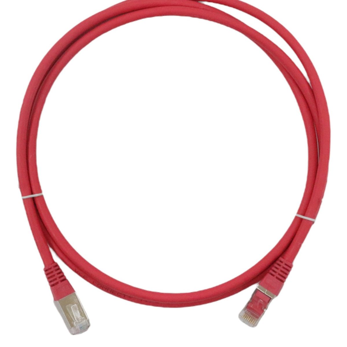 VCP - Patch Cord De Cobre Sftp Vcp Cat 6a Pcv6a-03r Rojo 3ft 1m