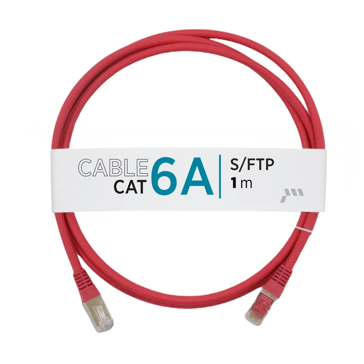 VCP - Patch Cord De Cobre Sftp Vcp Cat 6a Pcv6a-03r Rojo 3ft 1m
